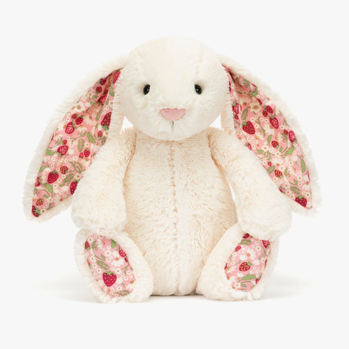 Jellycat Blossom Cream Bunny with Floral Details