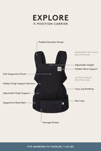 Zodiac Skies – Comfortable Cotton Explore Baby Carrier