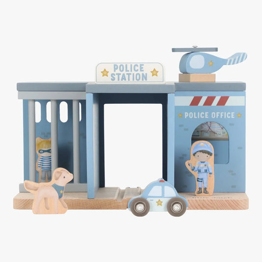 Little Dutch Police Station with Vehicle & Figures