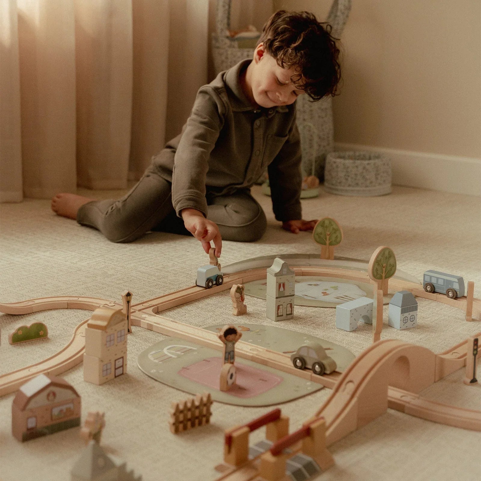 Little Dutch XL Train Set with Tracks and Accessories